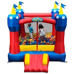 Blast Zone Magic Castle Inflatable Bouncer for Kids